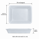 Bandeja de Isopor B20F/M70 com 10 unid. Branca Bandeja de Isopor B20F/M70 com 10 unid. Branca