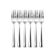 Garfo Sobremesa Inox com 6 unidades Elegance Le Bianco Garfo Sobremesa Inox com 6 unidades Elegance Le Bianco