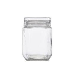 Pote de Vidro Quadrado 2160ml Style Le Bianco