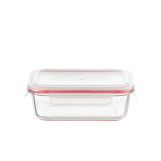 Pote de Vidro Hermético Retangular 1040ml Le Bianco Pote de Vidro Hermético Retangular 1040ml Le Bianco