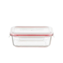 Pote de Vidro Hermético Retangular 1500ml Le Bianco