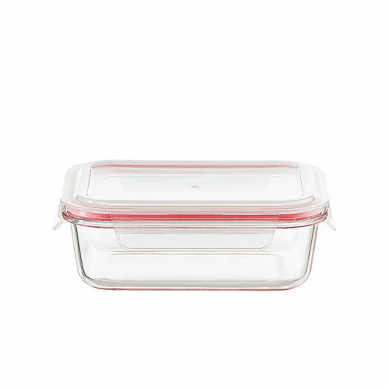 Pote de Vidro Hermético Retangular 1500ml Le Bianco Pote de Vidro Hermético Retangular 1500ml Le Bianco