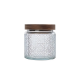 Pote de Vidro Redondo com Tampa Acácia Rústico 550ml Le Bianco Pote de Vidro Redondo com Tampa Acácia Rústico 550ml Le Bianco