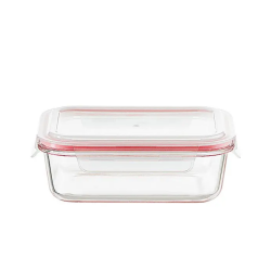 Pote de Vidro Hermético Retangular 2260ml Le Bianco