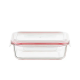 Pote de Vidro Hermético Retangular 2260ml Le Bianco Pote de Vidro Hermético Retangular 2260ml Le Bianco