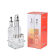 Galheteiro de Vidro 4 pcs com Suporte Gourmet Le Bianco Galheteiro de Vidro 4 pcs com Suporte Gourmet Le Bianco
