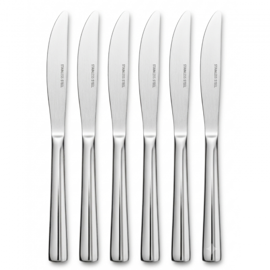 Faca Mesa Inox com 6 unidades Elegance Le Bianco