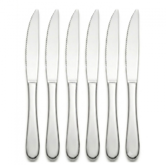 Faca Mesa Inox com 6 unidades Gourmet Le Bianco Faca Mesa Inox com 6 unidades Gourmet Le Bianco