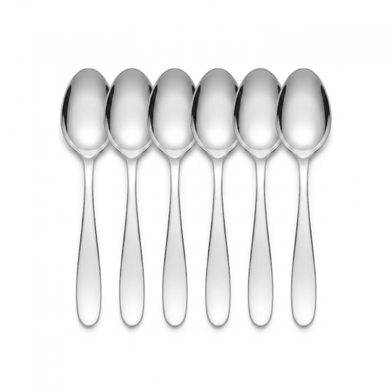 Colher Sobremesa Inox com 6 unidades Gourmet Le Bianco Colher Sobremesa Inox com 6 unidades Gourmet Le Bianco