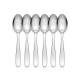 Colher Sobremesa Inox com 6 unidades Gourmet Le Bianco Colher Sobremesa Inox com 6 unidades Gourmet Le Bianco
