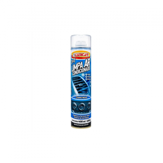 Limpa Ar Condicionado Aerossol Luxcar 400mL Carro Novo Limpa Ar Condicionado Aerossol Luxcar 400mL Carro Novo