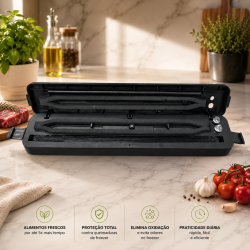 Seladora a Vácuo Elétrica Vacuum Sealer Seladora a Vácuo Elétrica Vacuum Sealer