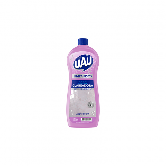 Limpador de Pisos Ação Clareadora UAU Uso Direto 750mL