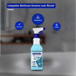 Limpador Multiuso com Álcool Coperalcool 500mL Frescor das Águas