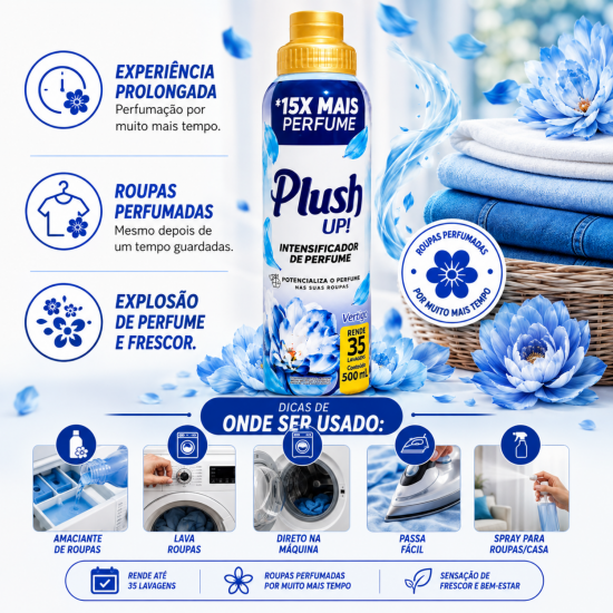 Intensificador de Perfume Plush Up 500mL Vertigo Intensificador de Perfume Plush Up 500mL Vertigo