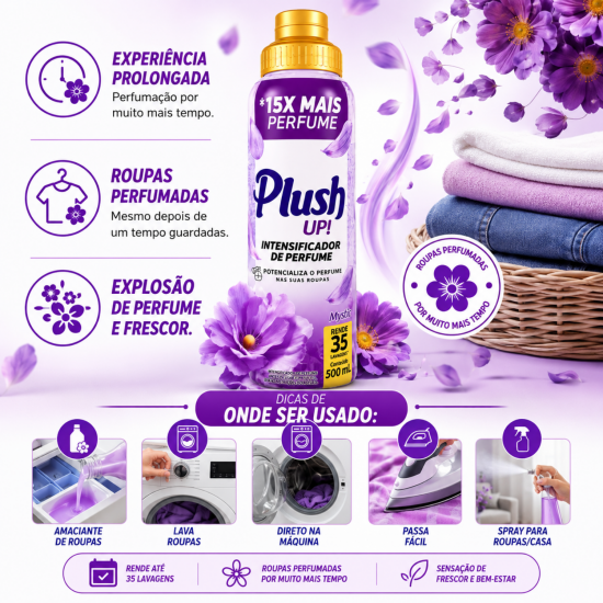 Intensificador de Perfume Plush Up 500mL Mystic