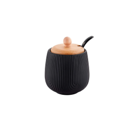 Açucareiro de Cerâmica Oasis 300mL Hauskraft Preto Açucareiro de Cerâmica Oasis 300mL Hauskraft Preto