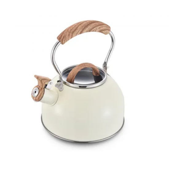 Chaleira de Inox 2L MTA Vanilla com Cabo Amadeirado Chaleira de Inox 2L MTA Vanilla com Cabo Amadeirado