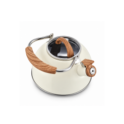 Chaleira de Inox 2L MTA Vanilla com Cabo Amadeirado