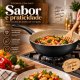 Frigideira Antiaderente Wok Teflon 24cm MTA 2,8L