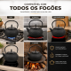 Chaleira de Ferro Nº18 MTA Preta 1,5L