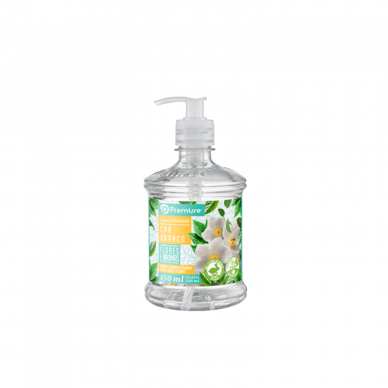 Sabonete Líquido Premisse Chá Branco 450mL Sabonete Líquido Premisse Chá Branco 450mL