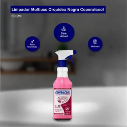 Limpador Multiuso com Álcool Coperalcool 500mL Orquídea Negra Limpador Multiuso com Álcool Coperalcool 500mL Orquídea Negra