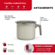 Canecão de Alumínio nº14 Intense Fendi Colorstone