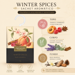 Sachê Aromatizador Proaloe Winter Spices 12g Sachê Aromatizador Proaloe Winter Spices 12g