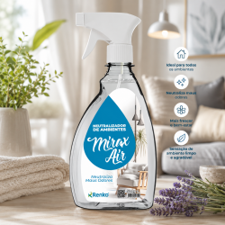 Odorizador de Ambientes Mirax Air Renko Neutralizador de Odores 500mL Odorizador de Ambientes Mirax Air Renko Neutralizador de Odores 500mL