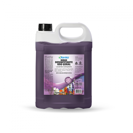 Desinfetante Concentrado Mirax Renko Lavanda 5L Desinfetante Concentrado Mirax Renko Lavanda 5L