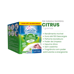 Gel Adesivo Sanitário Novo Frescor Limão 7g para 1 Aplicação Gel Adesivo Sanitário Novo Frescor Limão 7g para 1 Aplicação