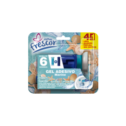 Gel Adesivo Sanitário Novo Frescor Marine 38g + 1 Aplicador