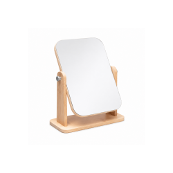 Espelho Giratório com Suporte para Mesa Bambu Lyor