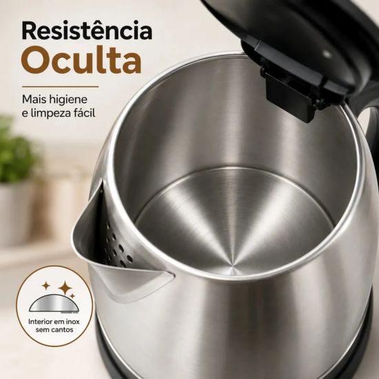 Jarra Elétrica Eterny Inox 1,8L 220V Jarra Elétrica Eterny Inox 1,8L 220V