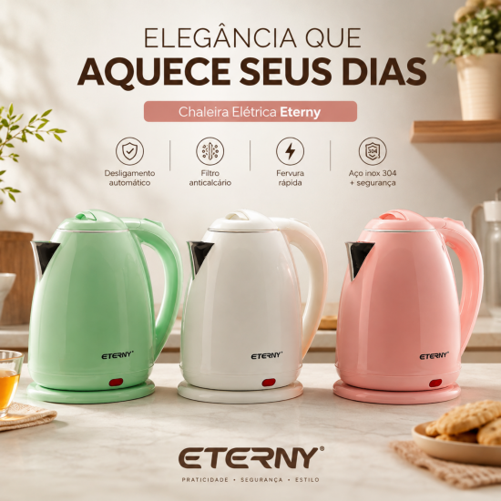 Jarra Elétrica Eterny Sortidas 2L 220V Jarra Elétrica Eterny Sortidas 2L 220V