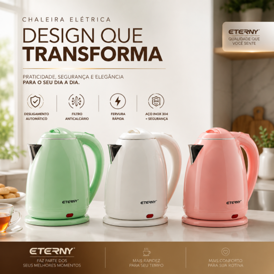 Jarra Elétrica Eterny Sortidas 2L 220V