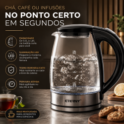 Jarra Elétrica de Vidro Eterny 1,8L 220V Jarra Elétrica de Vidro Eterny 1,8L 220V