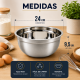 Tigela Bowl Inox RSPAN 24cm Tigela Bowl Inox RSPAN 24cm