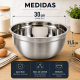 Tigela Bowl Inox RSPAN 30cm Tigela Bowl Inox RSPAN 30cm