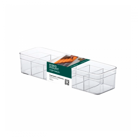 Organizador Paramount Diamond 35,5x10,5x7,5cm c/ Divisórias Organizador Paramount Diamond 35,5x10,5x7,5cm c/ Divisórias