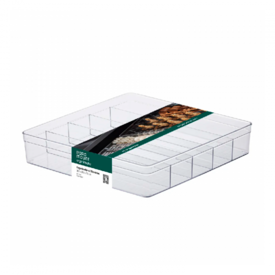 Organizador Paramount Diamond 36,5x36,5x7,5cm c/ Divisórias Organizador Paramount Diamond 36,5x36,5x7,5cm c/ Divisórias