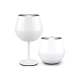 Taça Copo Térmico Inox 2 em 1 Cocktail Glass 414mL