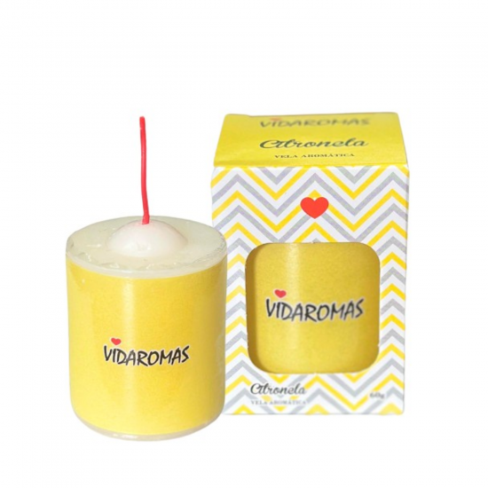 Vela Aromática Citronela 60gr Vidaroma Vela Aromática Citronela 60gr Vidaroma