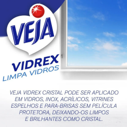 Limpa Vidros Veja Vidrex Tradicional 400mL Sachê Limpa Vidros Veja Vidrex Tradicional 400mL Sachê