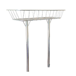 Lixeira para Calçada Dupla Sinal Verde - Galvanizada Lixeira para Calçada Dupla Sinal Verde - Galvanizada