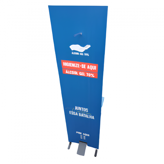 Dispenser para Álcool em Gel com Pedal Totem p/ 5L