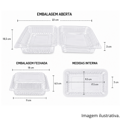 Embalagem Plástica ART H-10 Hiperpack com 10un. Embalagem Plástica ART H-10 Hiperpack com 10un.