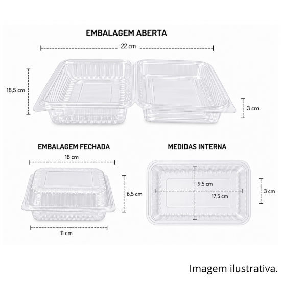 Embalagem Plástica ART H-10 Hiperpack com 10un.