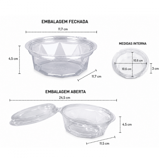 Embalagem Plástica ART HP-742 Hiperpack 250mL com 10un. Embalagem Plástica ART HP-742 Hiperpack 250mL com 10un.